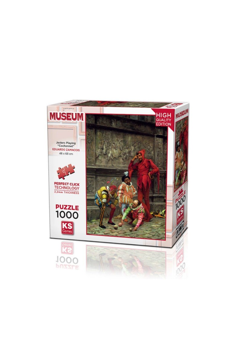 20662 Jesters Playing Cochonnet 1000 Parça Puzzle -ks Puzzle