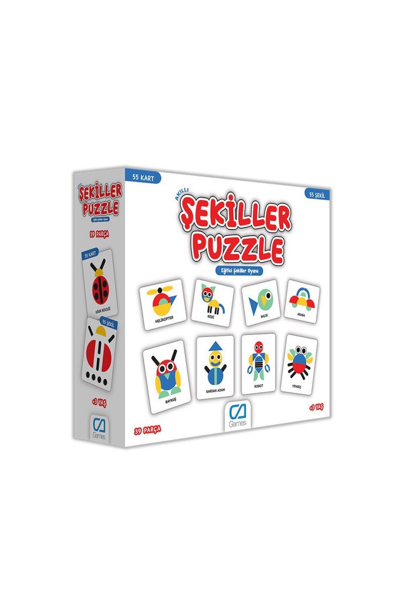 5114 Ca Games, Şekiller Puzzle / +3 Yaş