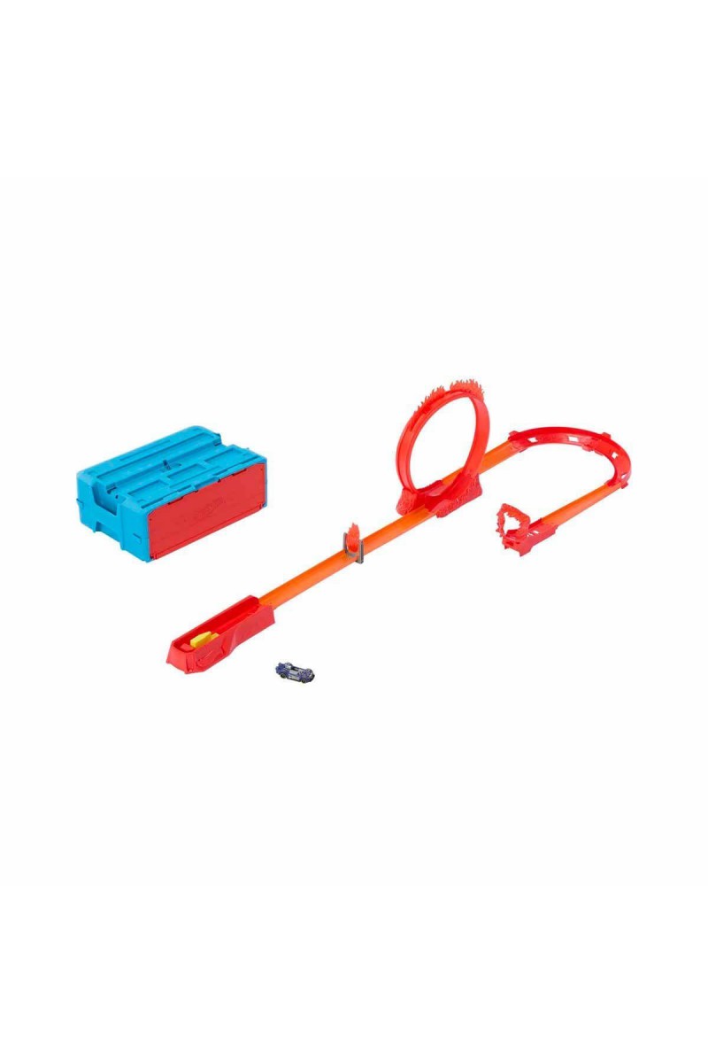 Hmc04 Hot Wheels Track Builder Alev Temalı Akrobasi Seti