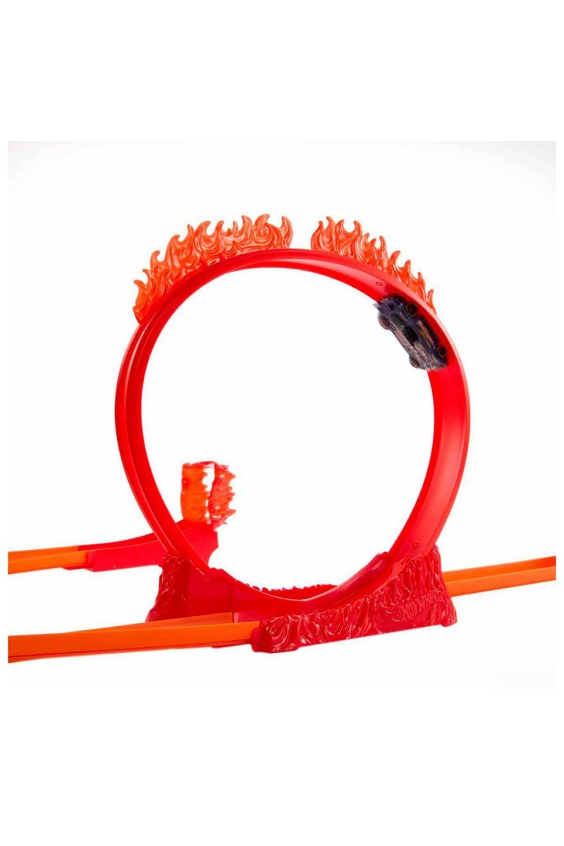 Hmc04 Hot Wheels Track Builder Alev Temalı Akrobasi Seti