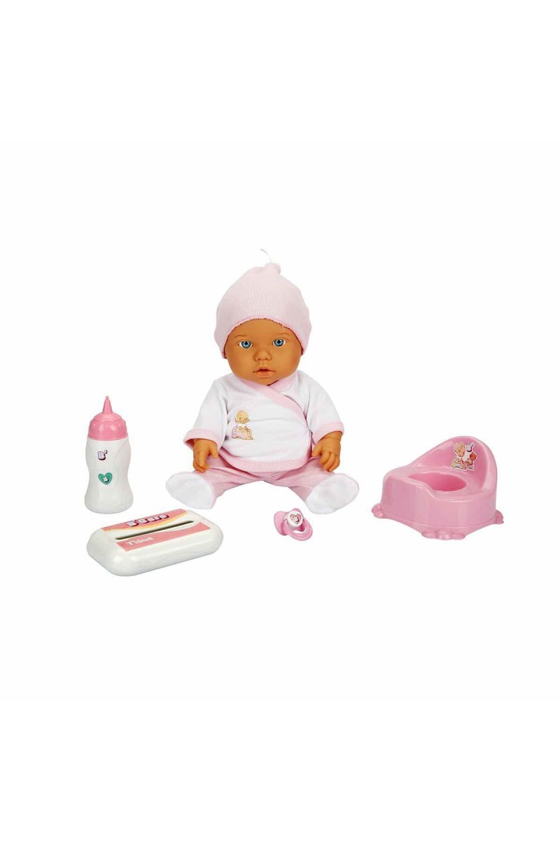 30011 Bebelou Tuvalet Zamanı Sesli Bebek Seti 35 Cm -sunman