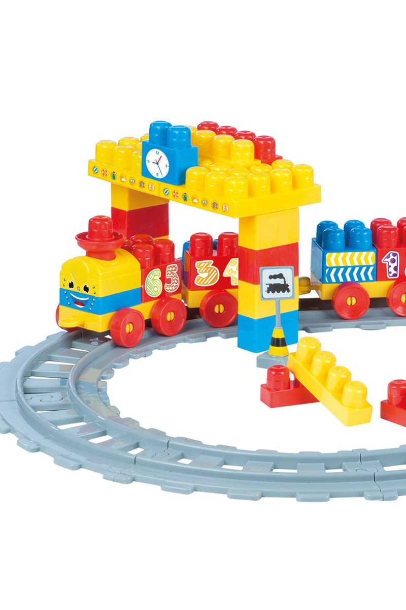 5081 Tren Yol Blok Seti 58 Parça -dolu