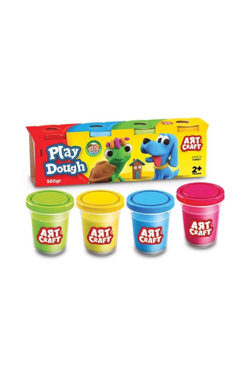 03281 Art Craft 4lü Oyun Hamuru 488 Gr -dede
