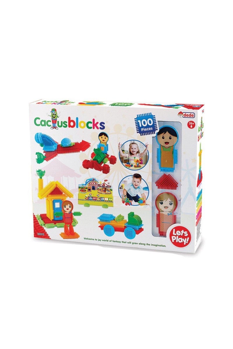 03315 Kaktüs Blokları 100 Parça -dede