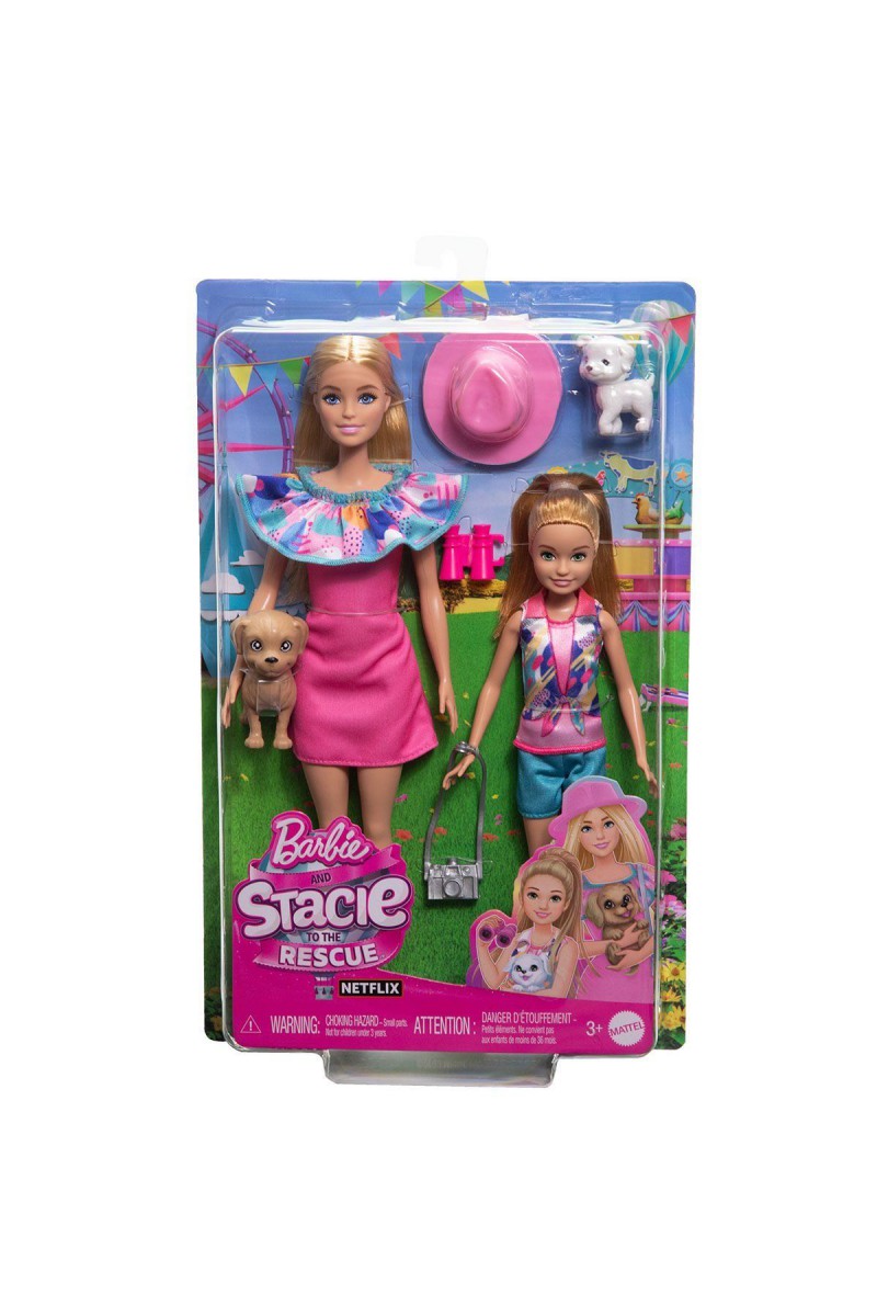 Hrm09 Barbie Ve Stacie Kız Kardeşler ikili Set - Barbie & Stacie To The Rescue