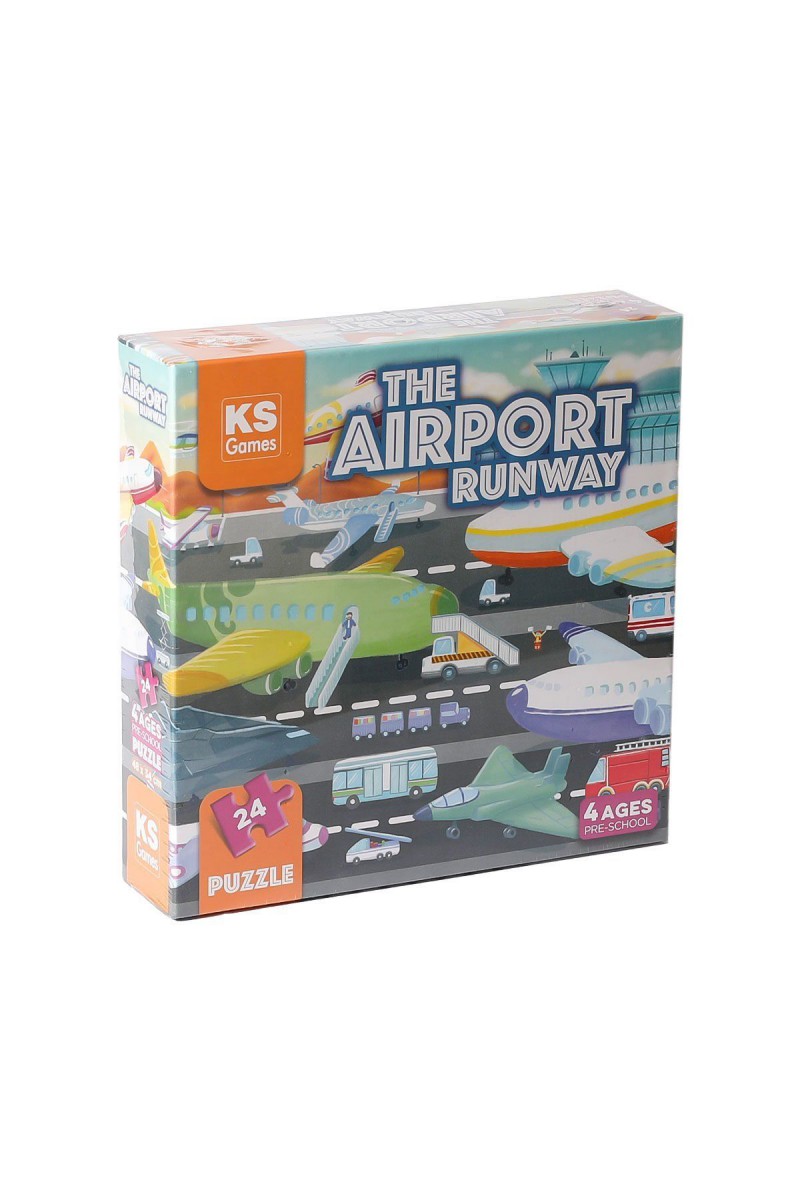 Prs 32707 The Airport Runway Pre School Puzzle -kspuzzle