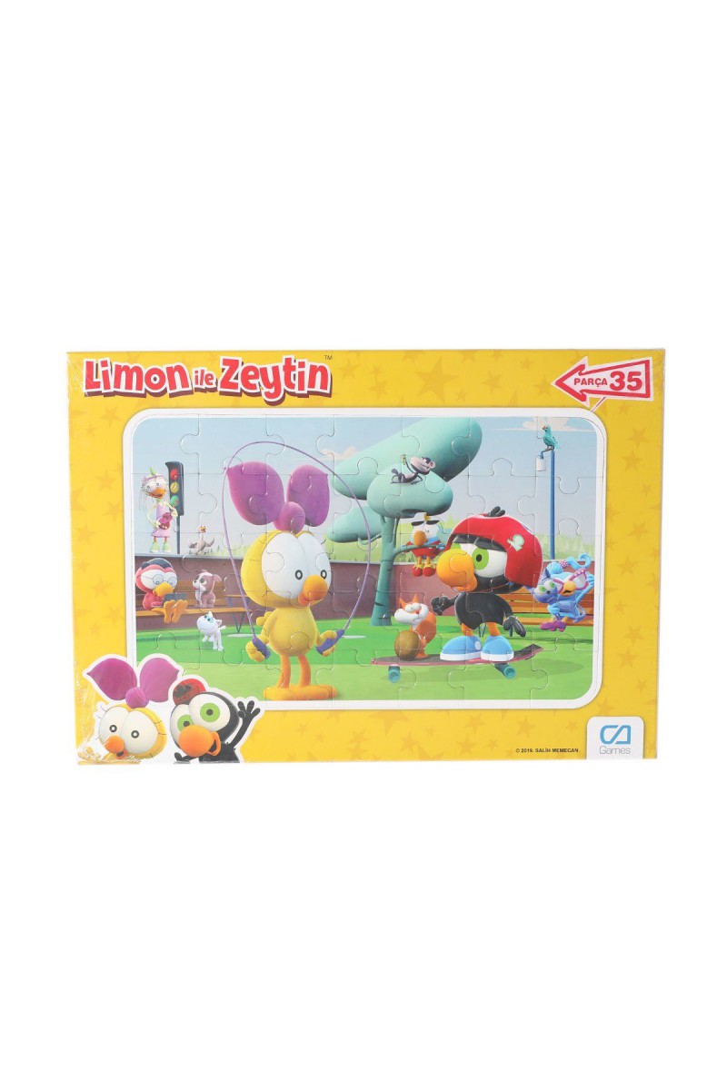 Cafrm-5082-5083 Limon İle Zeytin Frame Puzzle 35 Parça