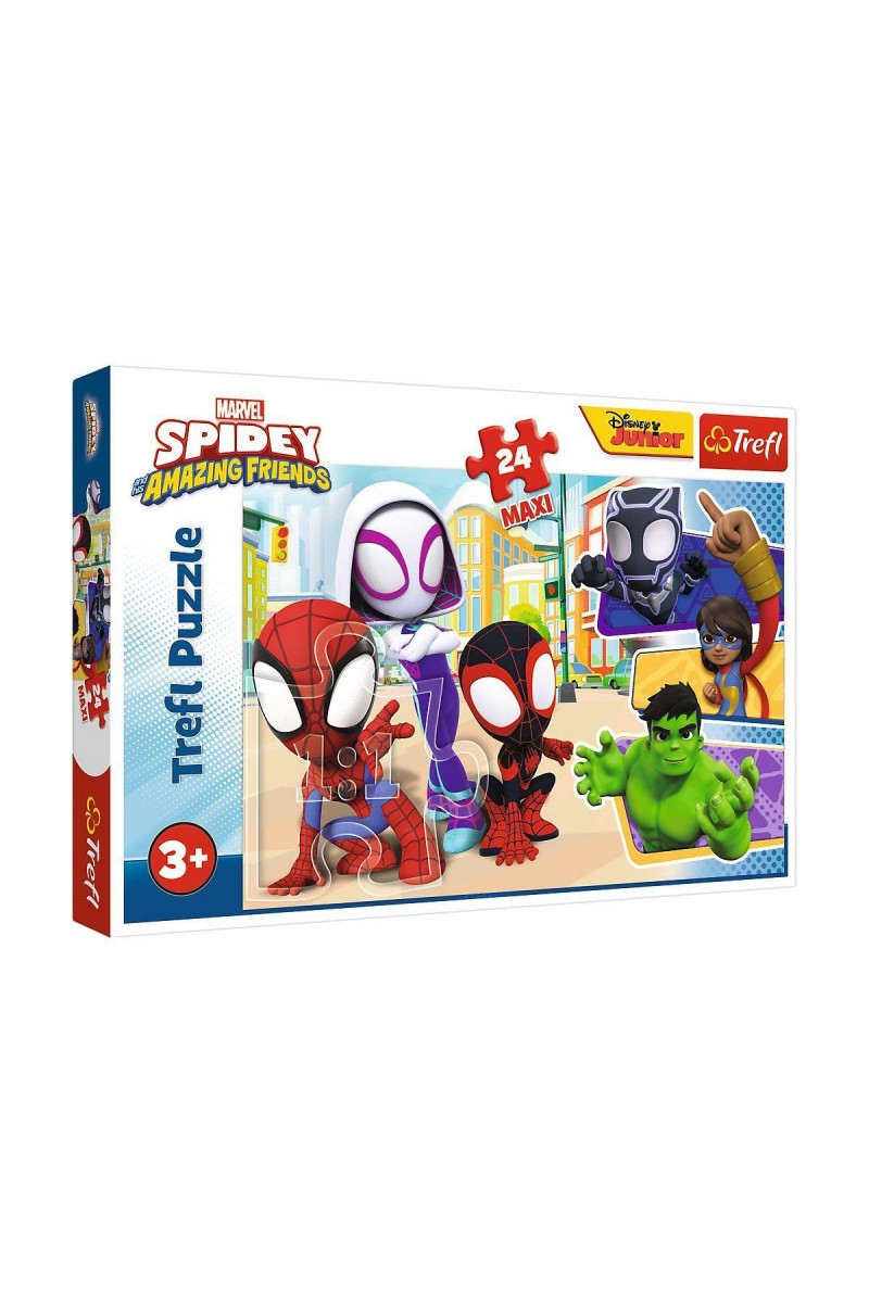 Puzzle-14348 Maxi Spidey And His 24 Parça Çocuk Puzzle -vardem