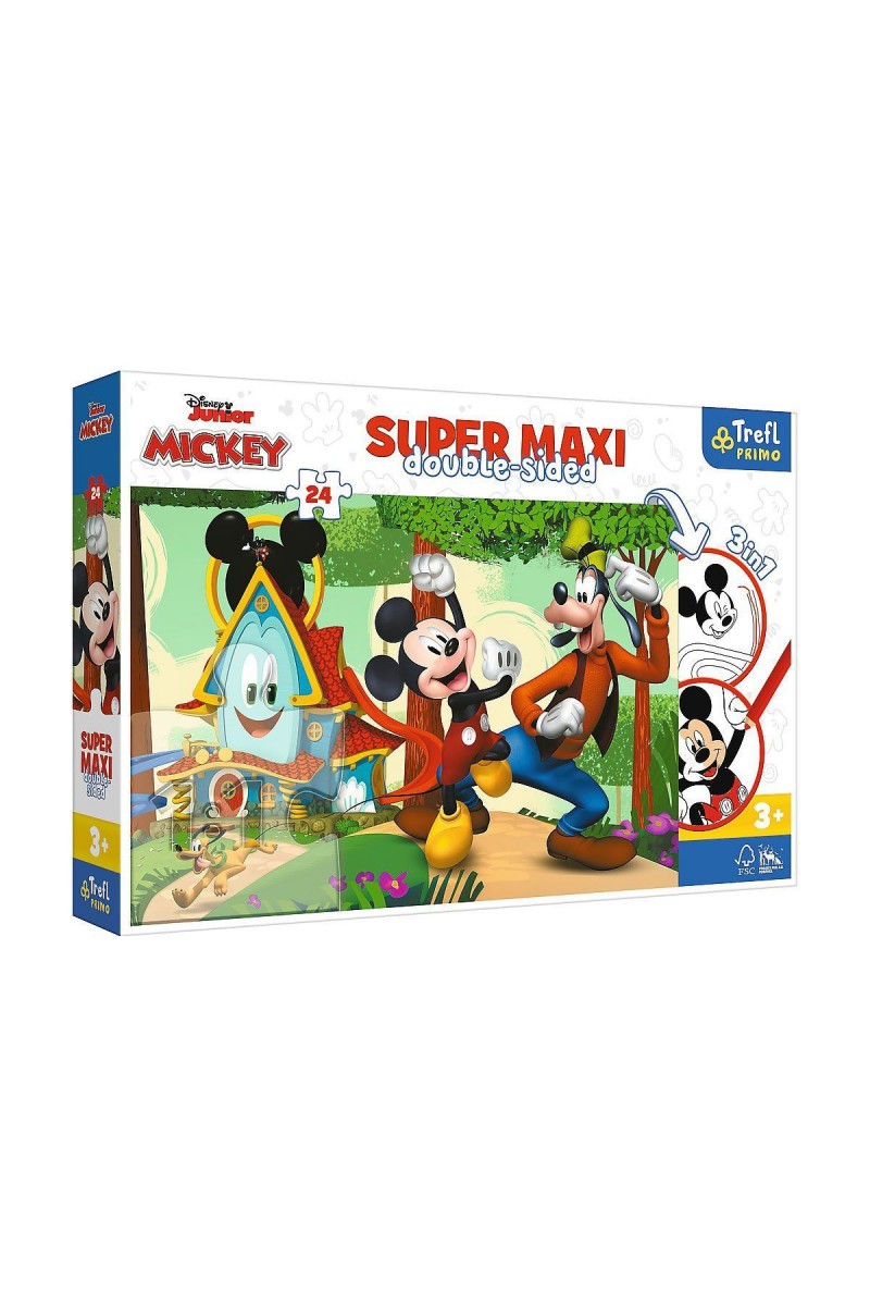 Puzzle-41012 Süper Maxi Mickey 24 Parça Çocuk Puzzle