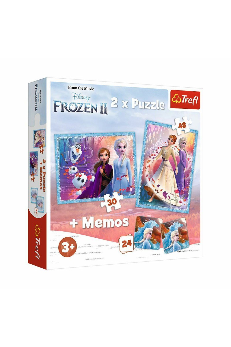 Puzzle-90814 2ın1 Frozen Iı Çocuk Puzzle
