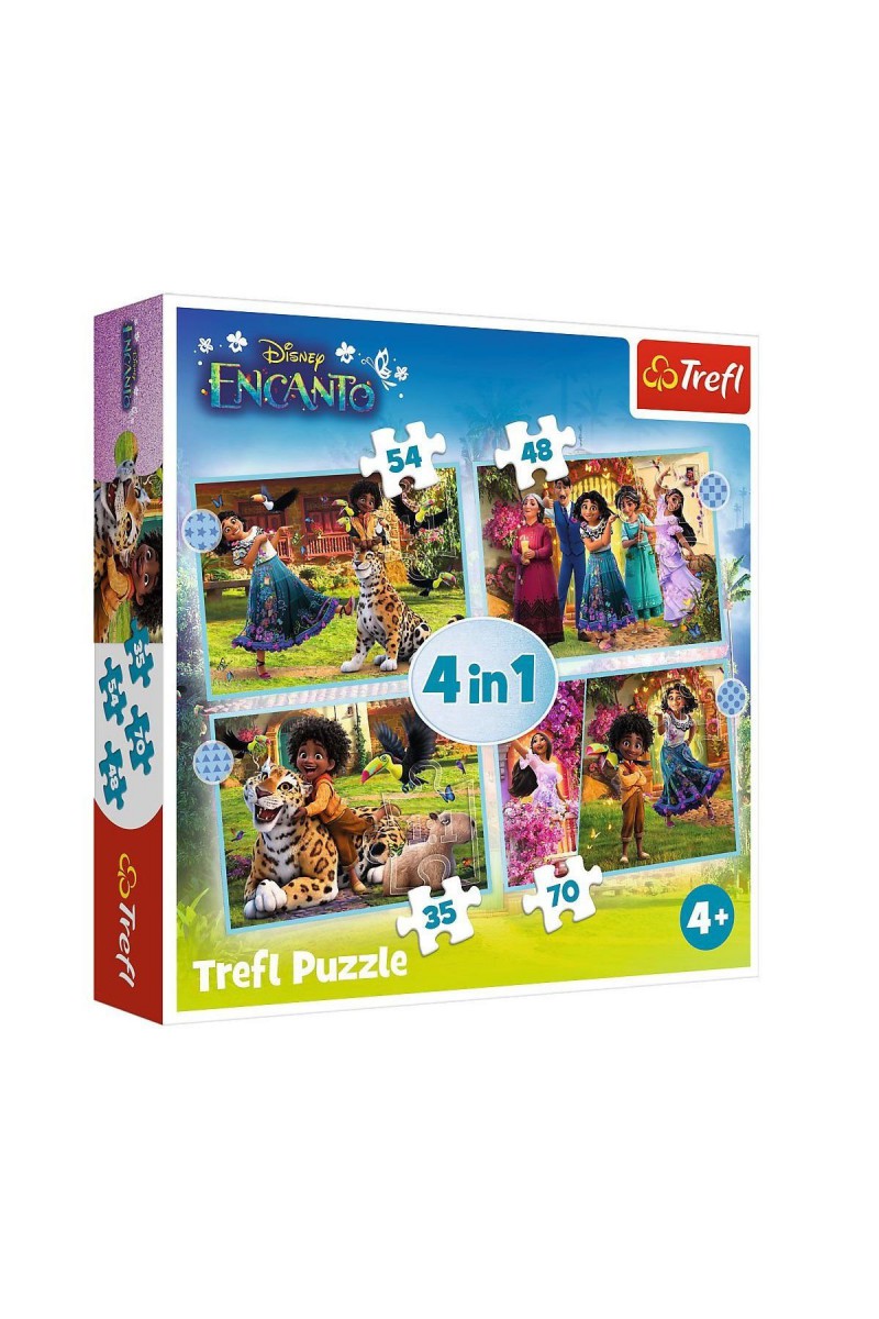 Puzzle-34615 Disney Encanto 4ın1 Puzzle