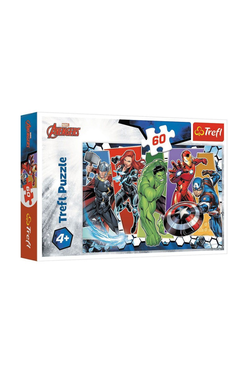 Puzzle-17357 Marvel The Avengers 60 Parça Puzzle