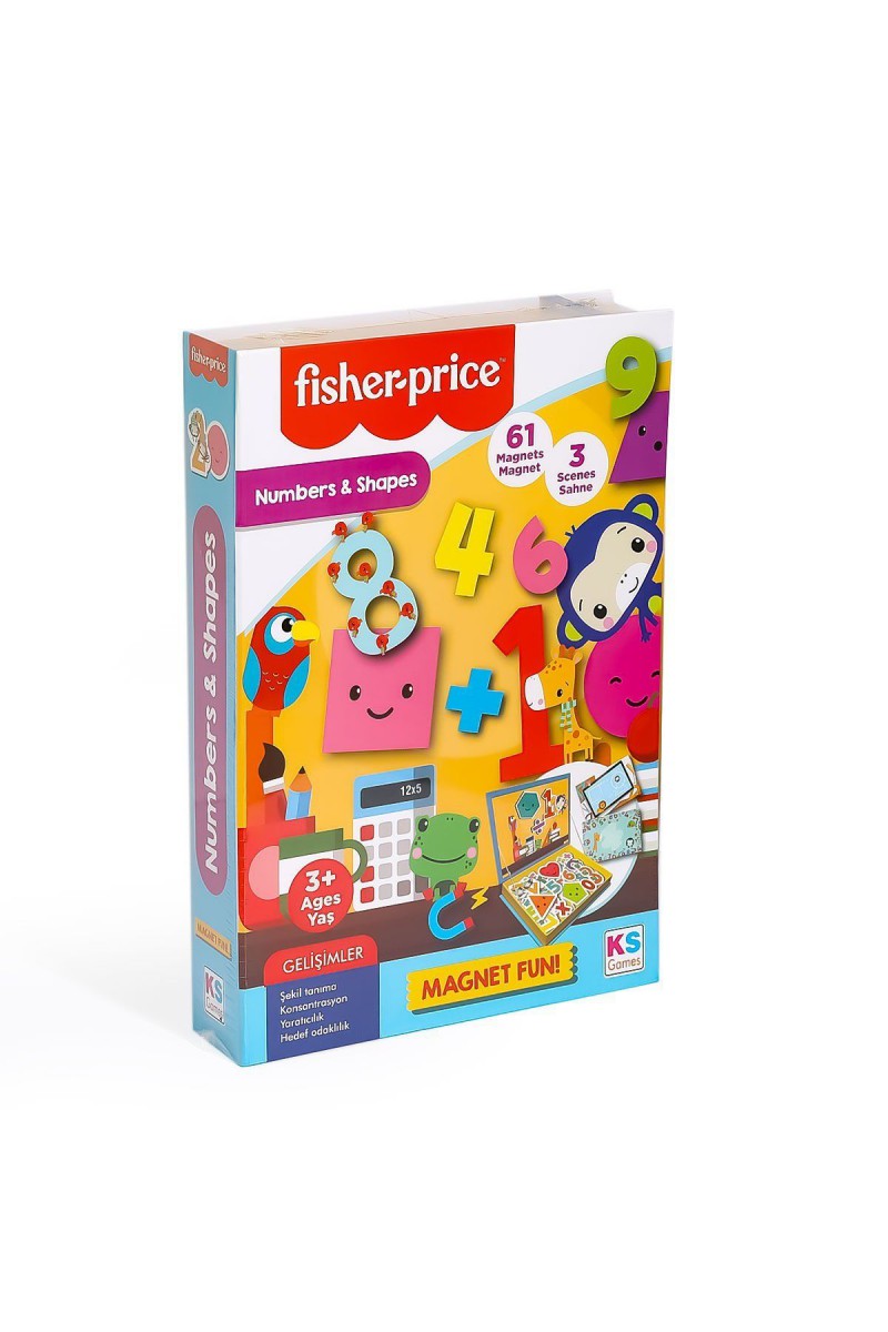 Fp 13411 Fisher Price Baby Puzzle Numbers Shapes -ks Puzzle