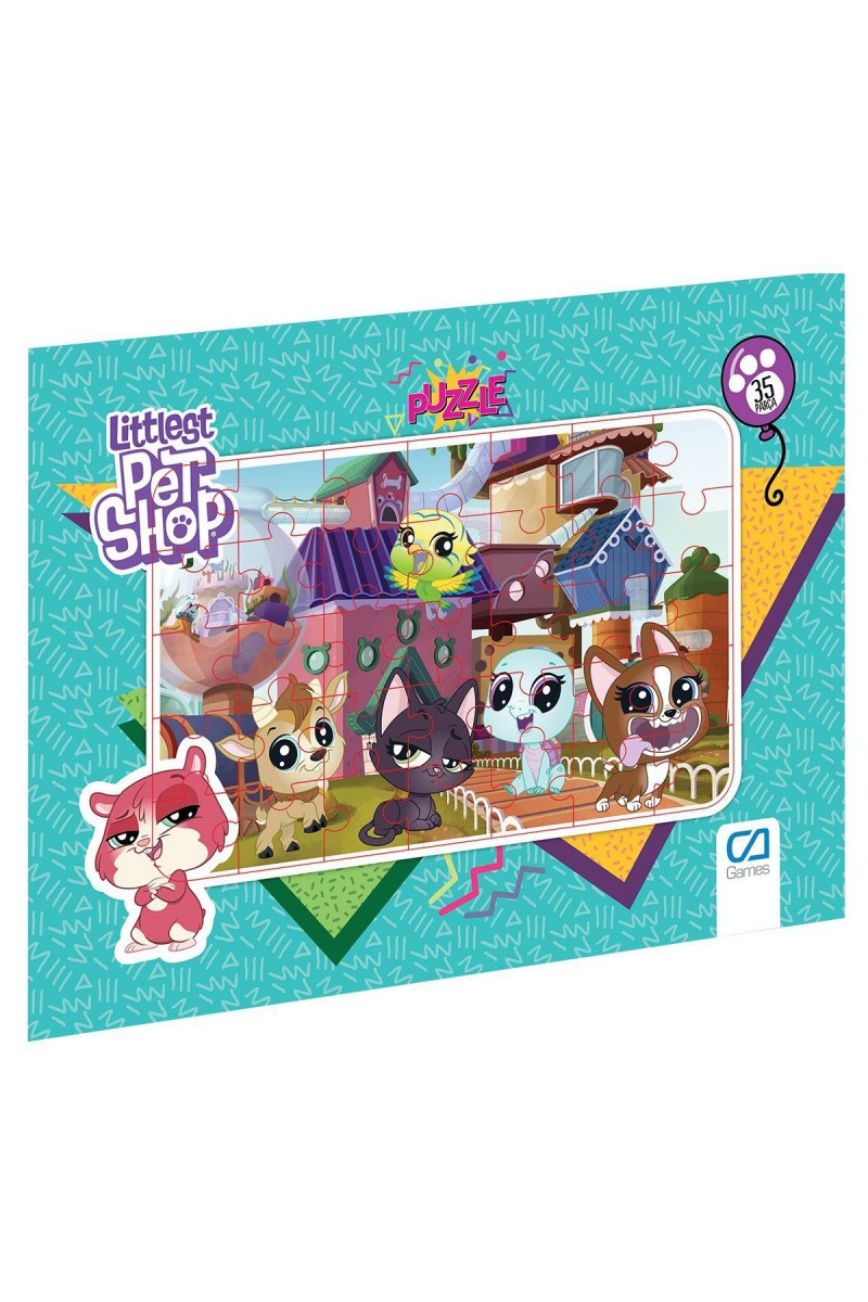 Ca 5018-5019 Littlest Pet Shop Frame Puzzle 35 Parça-ca Games