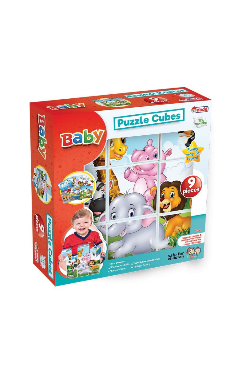 02034 Resimli Küpler 9 Parça -dede