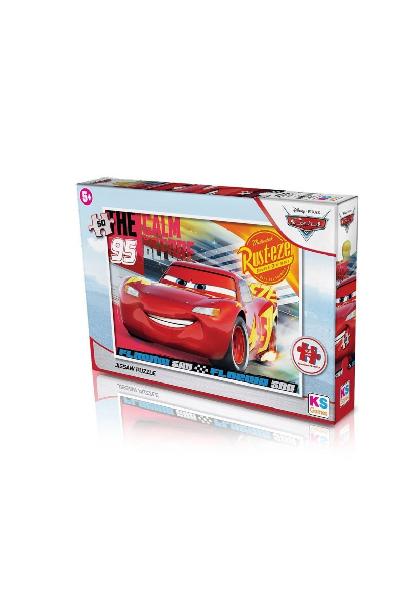 Cr709 Cars 50 Parça Çocuk Puzzle -ks Puzzle
