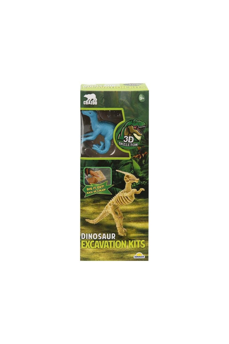 3563 Crazoo Dinozor Figürlü 3d Kazı Seti