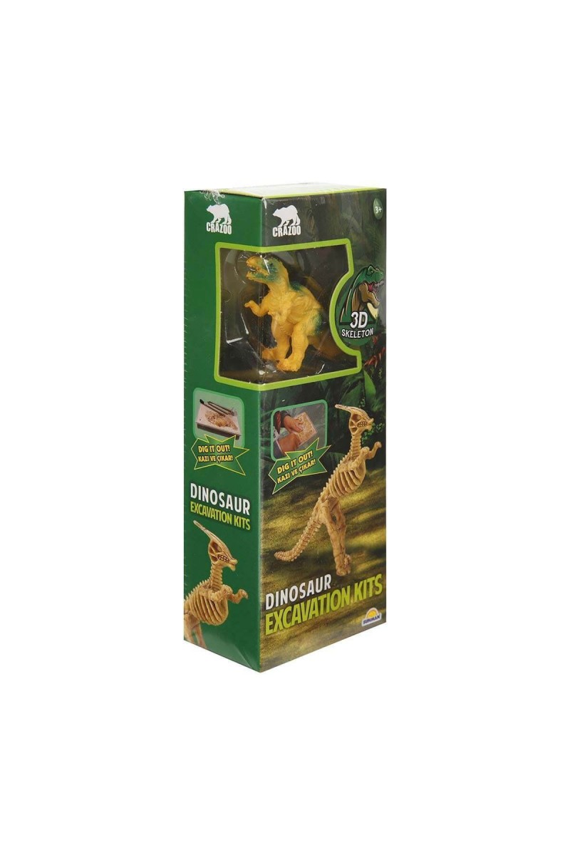 3563 Crazoo Dinozor Figürlü 3d Kazı Seti