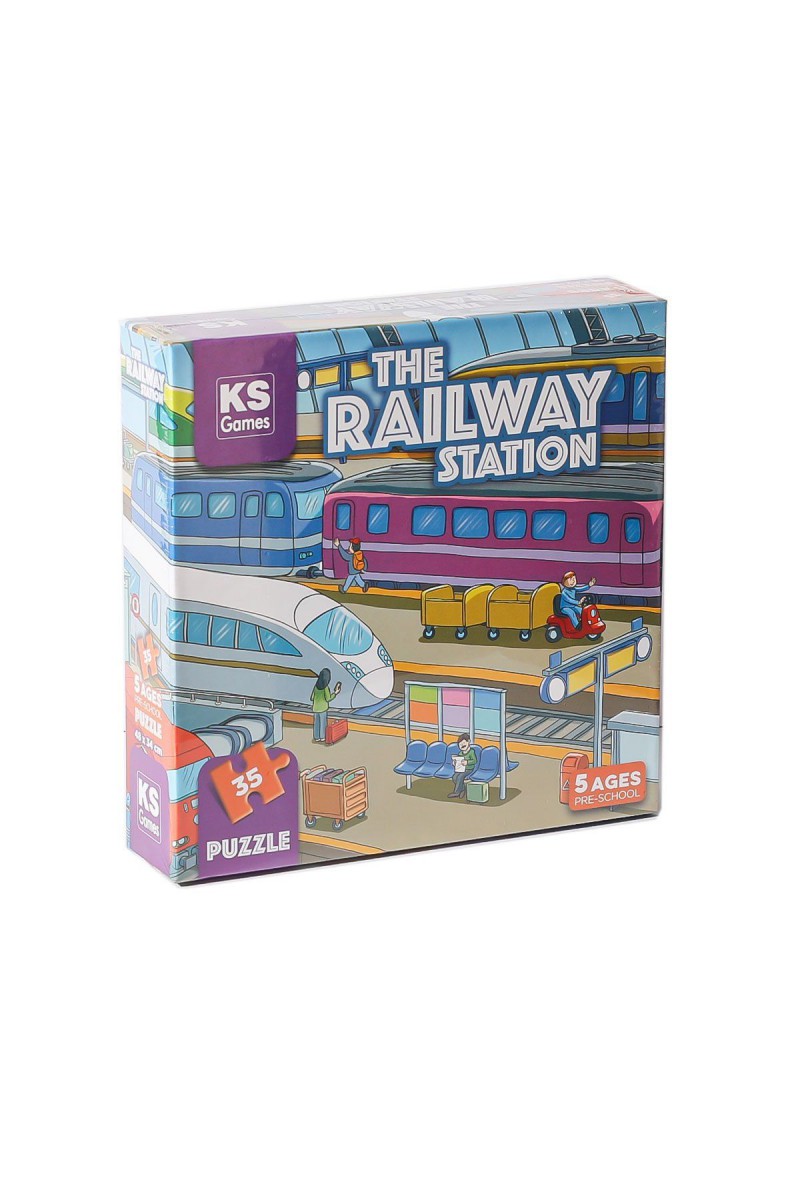 Prs 32712 The Railway Station Pre School Puzzle -ks Puzzle