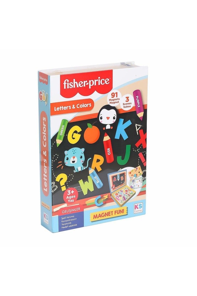 Fp 13410 Fisher Price Baby Puzzle Letters Colors -ks Puzzle