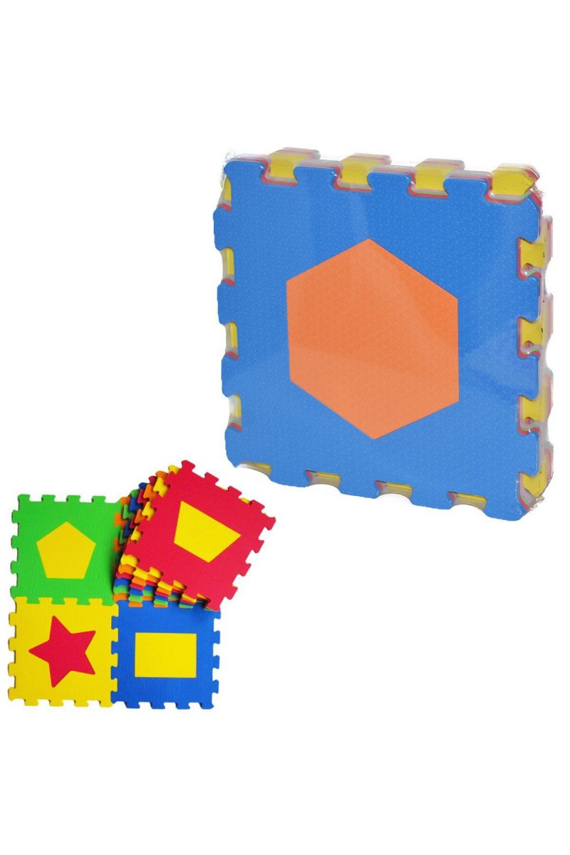 90-955 Eco Eva 33x33 Geomerik Şekilli Oyun Halısı 7mm