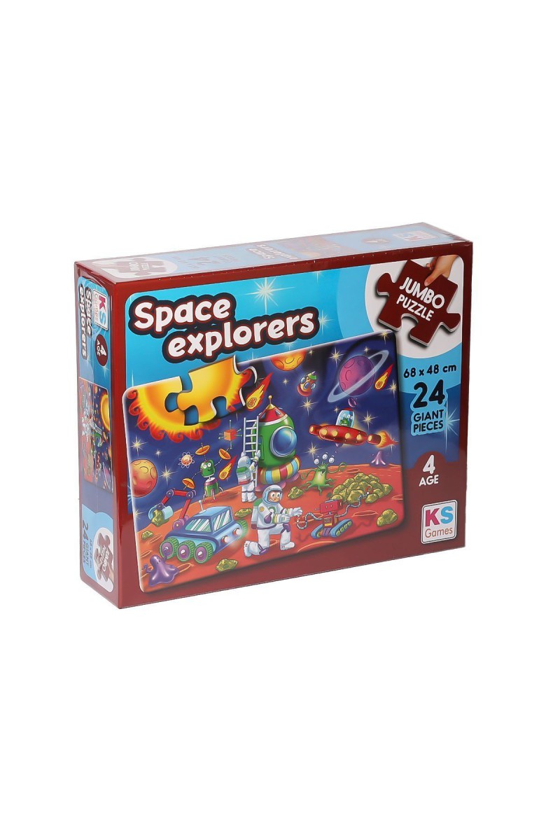 Jp 31011 Space Explorers Jumbo Puzzle 24 Parça -kspuzzle