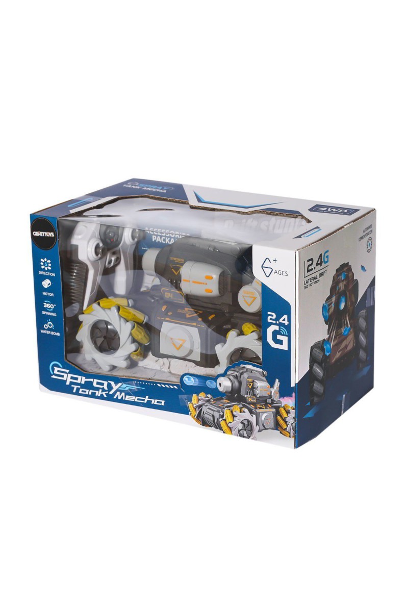 Hd3400 Kumandalı Drift Yapan Su Atan Tank Mecha -gepettoys