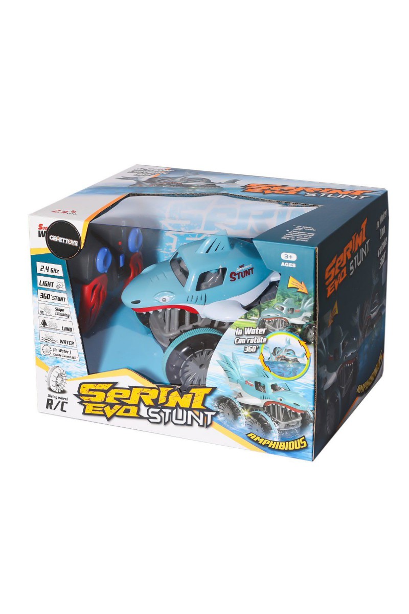 989-313 Kumandalı Suda Karada Giden Köpek Balığı -gepettoys