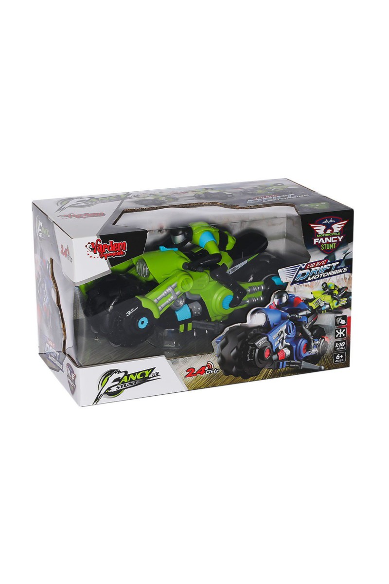 Hb-mk10a01-02 Kumandalı Şarjlı Motorsiklet Fancy Stunt 1:10 -vardem Oyuncak