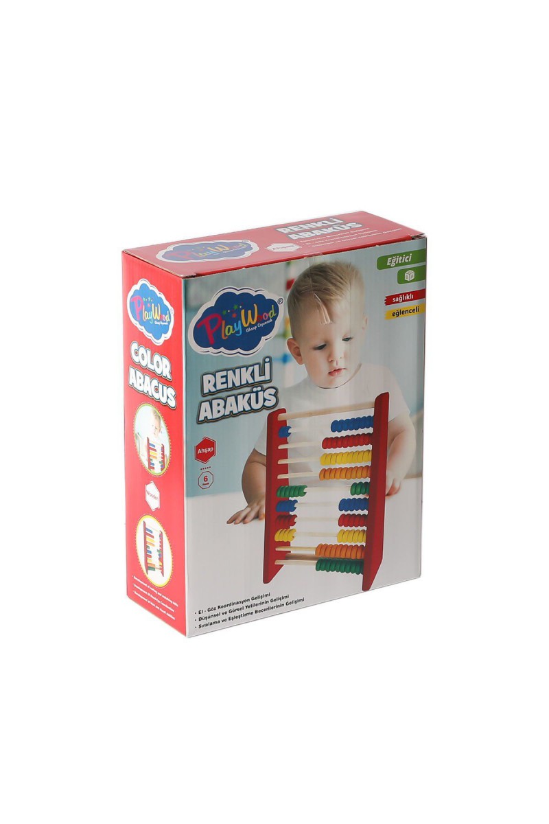 Ony-399 Ahşap Renkli Abaküs -onyıl