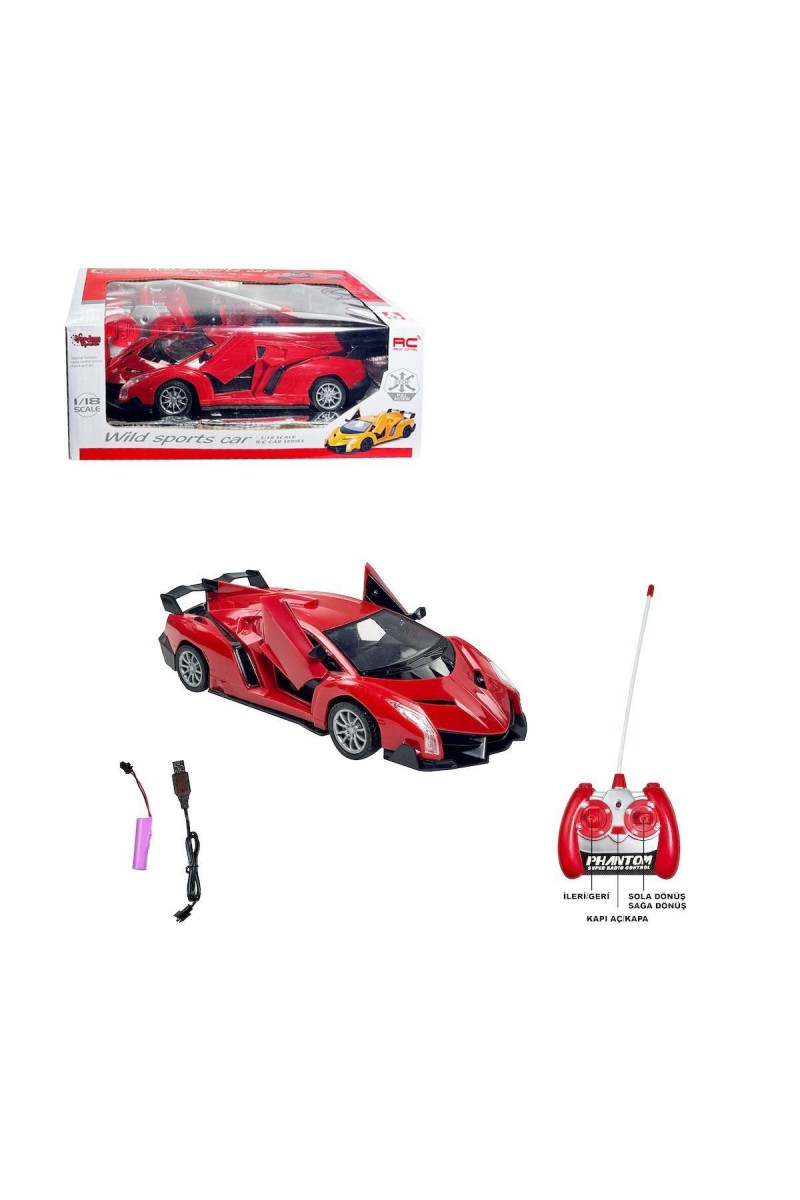 Rg-1383-9a-11a Kumandalı Wild Sport Araba 1:18 -vardem Oyuncak