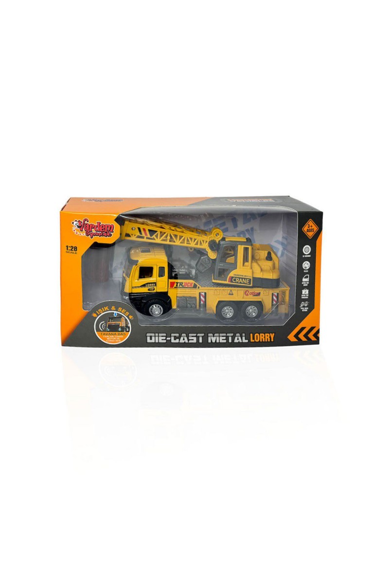 Xx992-02ab Çek Bırak Işıklı Ve Sesli Kule Vinç 1:28 -vardem Oyuncak
