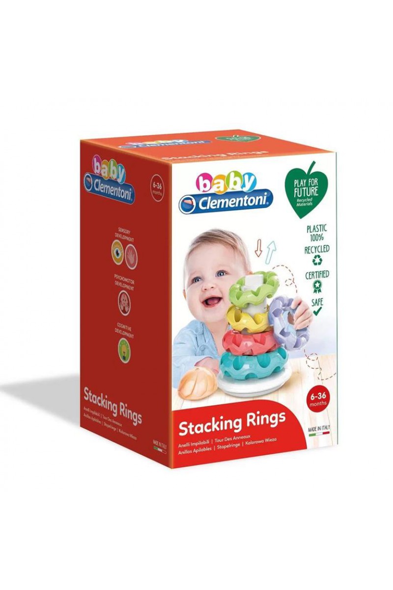 17103 Baby Clementoni Renkli Halkalar / 6-36 Ay