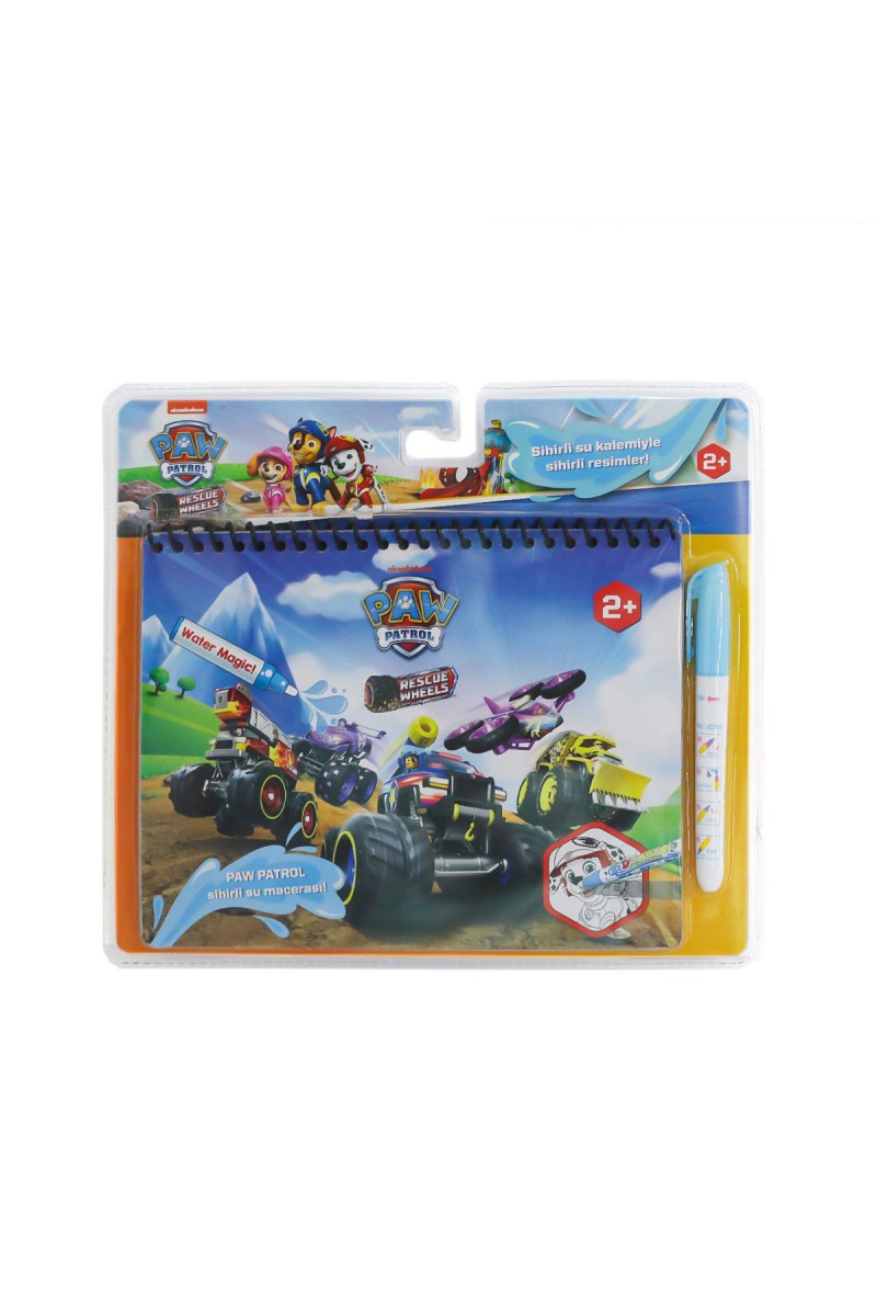 Bk009 Paw Petrol Sihirli Boyama Kitabı -gepettoys