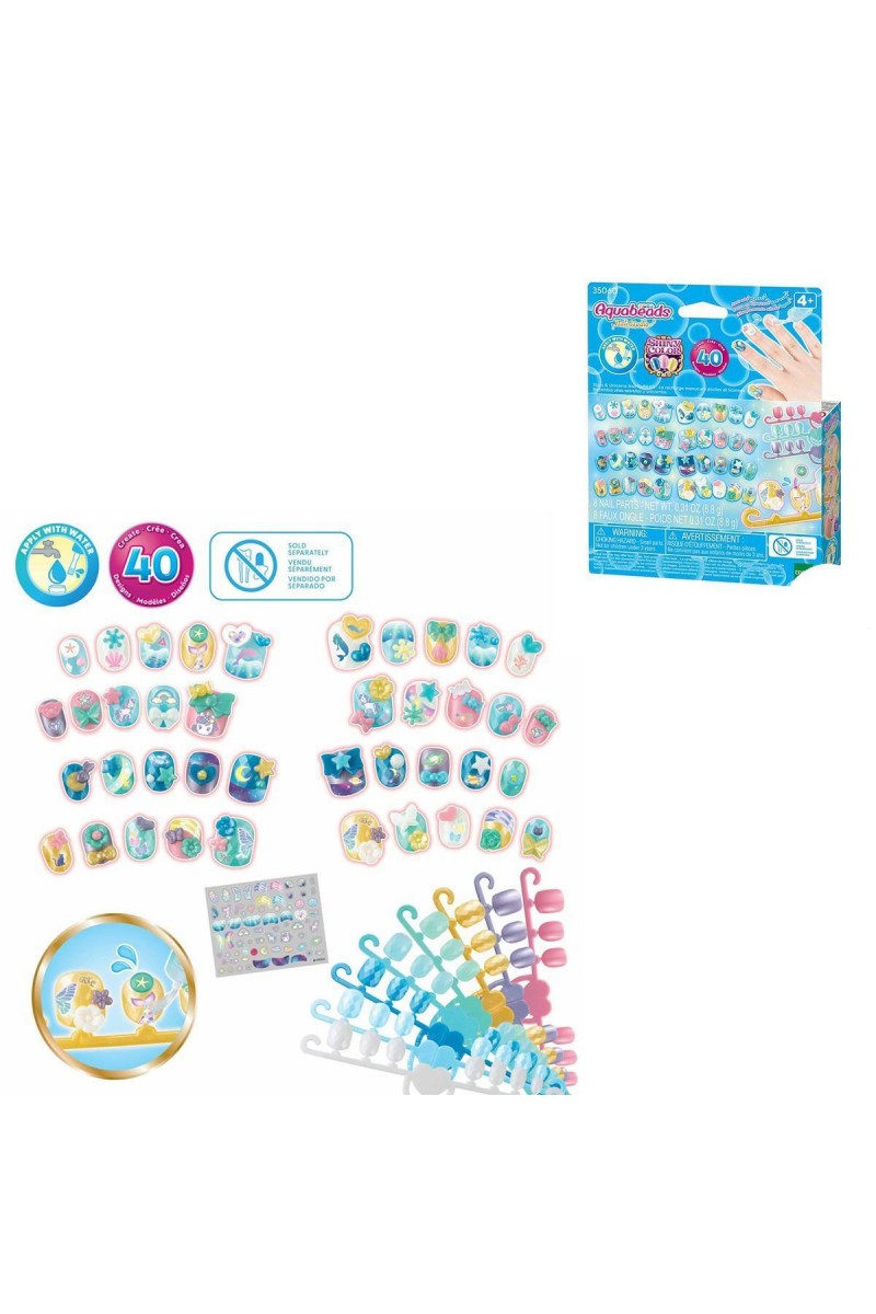 35060 Aquabeads Sihirli Atlar Ve Yıldızlar - Yedek Tırnak Paketi +4 Yaş
