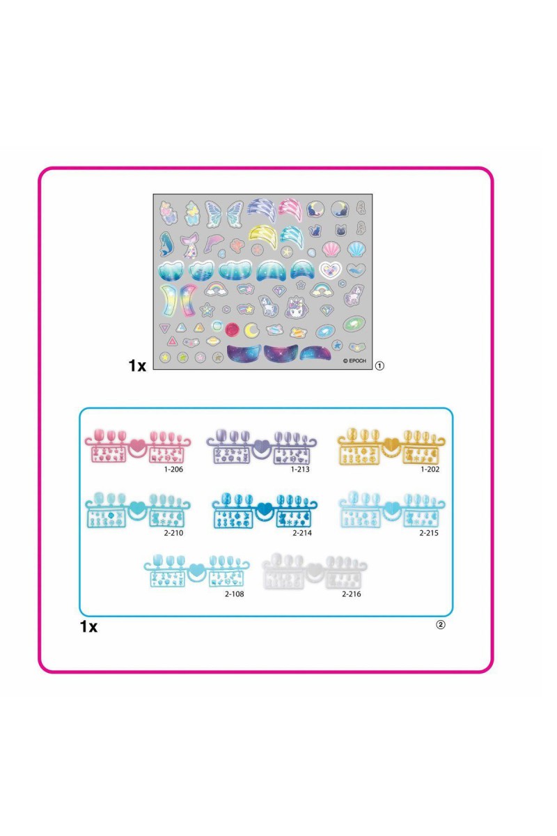 35060 Aquabeads Sihirli Atlar Ve Yıldızlar - Yedek Tırnak Paketi +4 Yaş
