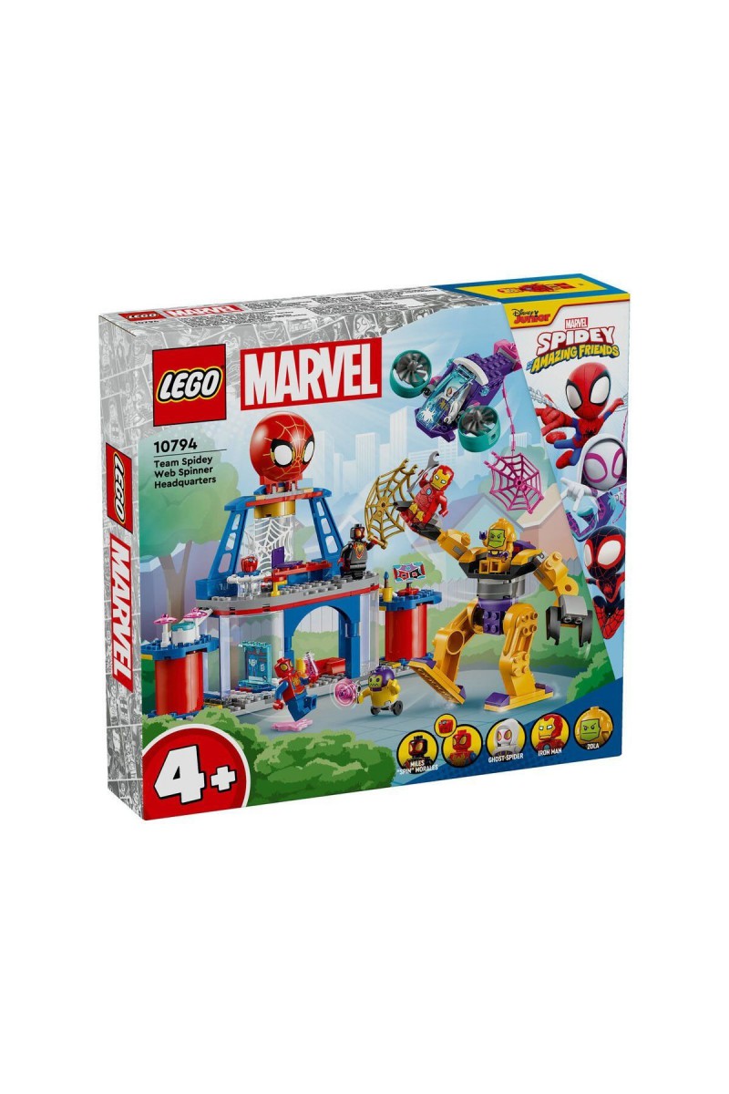 10794 Lego Marvel Spidey - Spidey Takımı Ağ Örücü Karargahı 193 Parça +4 Yaş