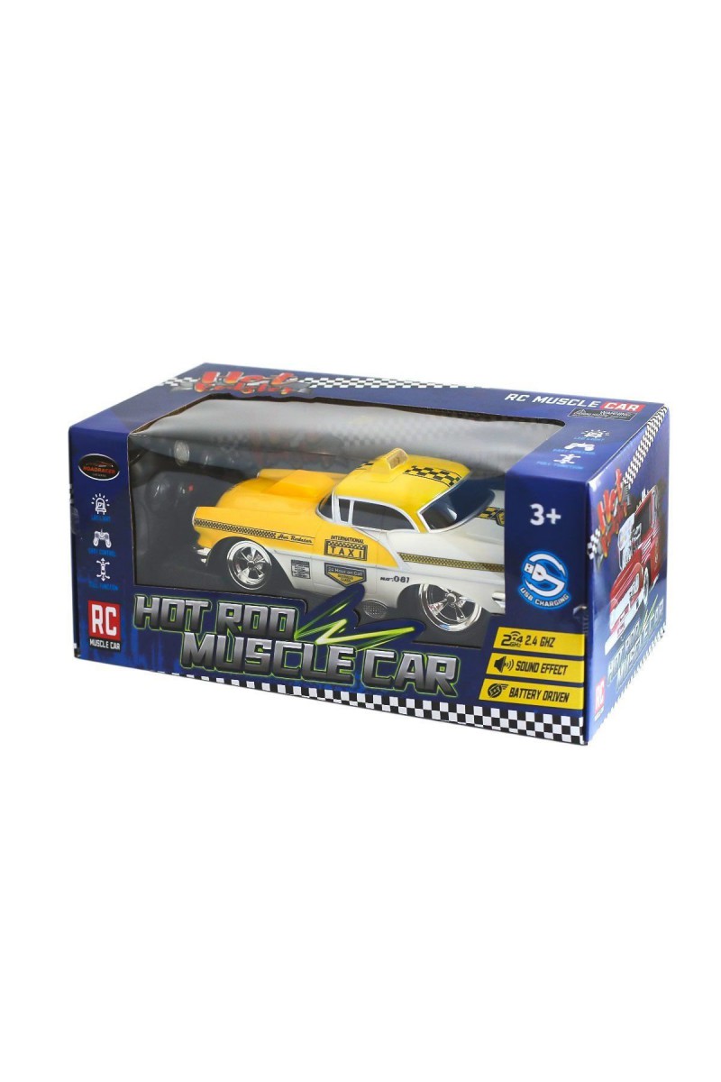 Mk8037b Kumandalı Sesli Işıklı Drift Taksi  1:16 -can Oyuncak