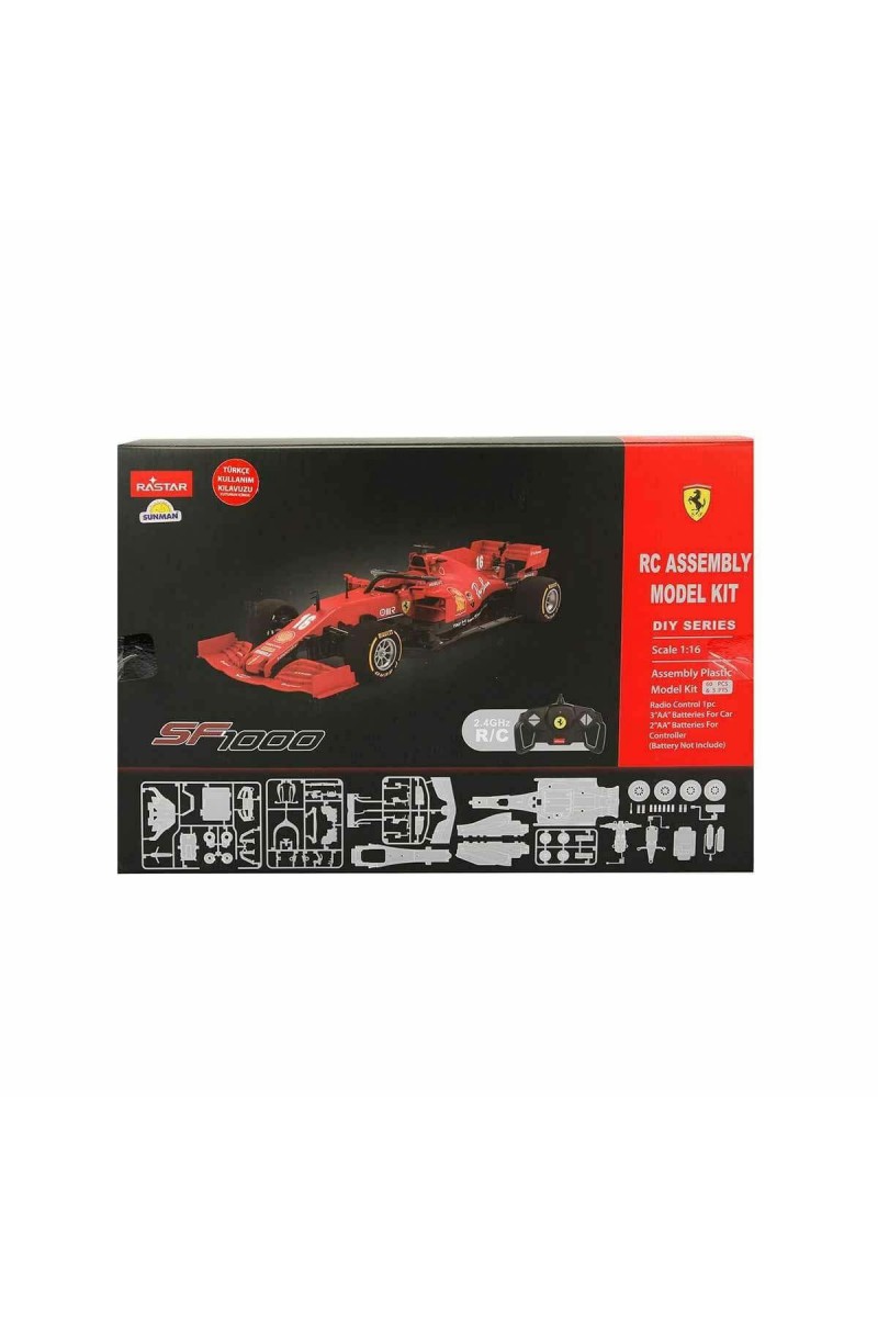 31961 Ferrari Sf1000 Uzaktan Kumandalı Model Araç Montaj Kiti 1:16 -sunman
