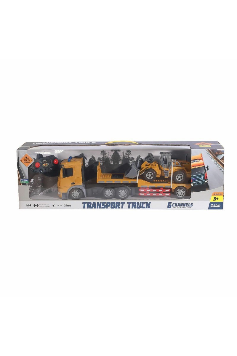 Ht079 Kumandalı Şarjlı  Işıklı Transporter Tır 1:24 -canem